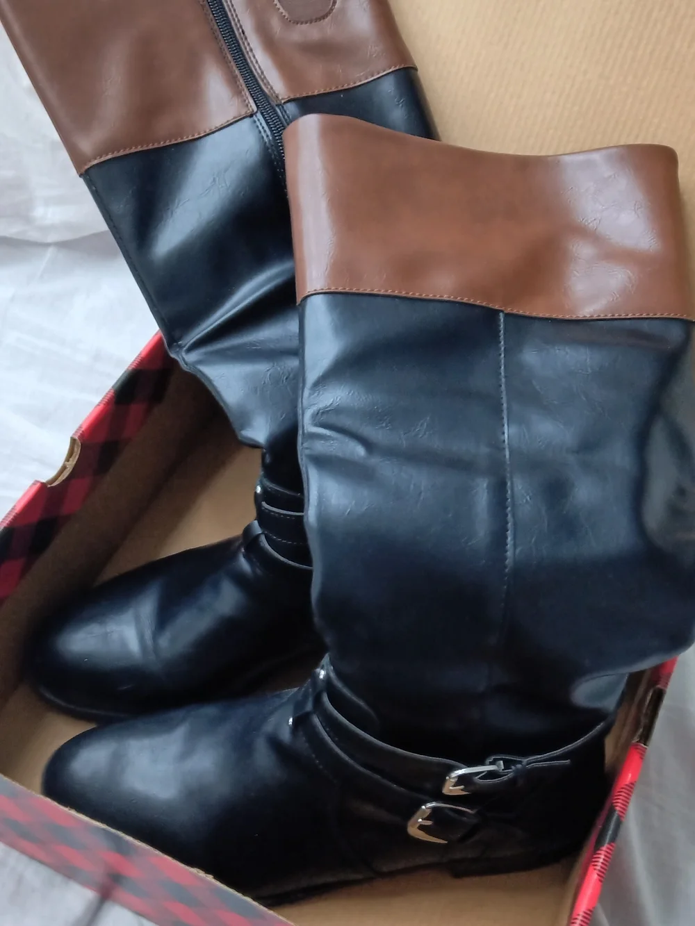 Classic Tall Riding Boots - Brown